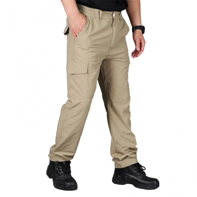 GHJQLCN Men Summer Lightweight Waterproof Cargo Pants by zapcart
