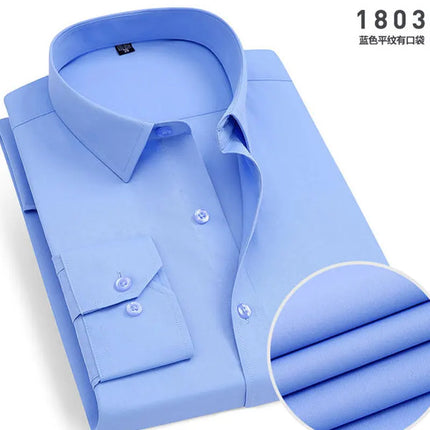 CN Zhejiang Mens Non Iron Striped Shirt Slim Fit Breathable by zapcart