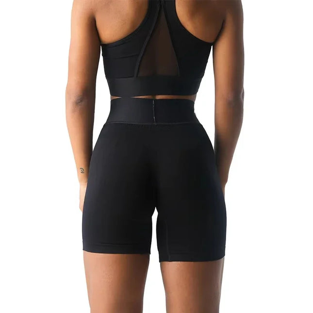 TKITKCN Sport Seamless Shorts For Women Breathable Hip Lift by zapcart