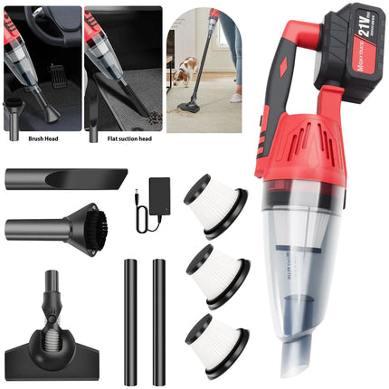 DayPlus Cordless Car Vacuum Handheld Suction Pet Hair by zapcart