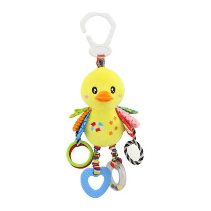 Baby Vehicle Mounted Cartoon Animal Soft Rattle Toy Infants by zapcart