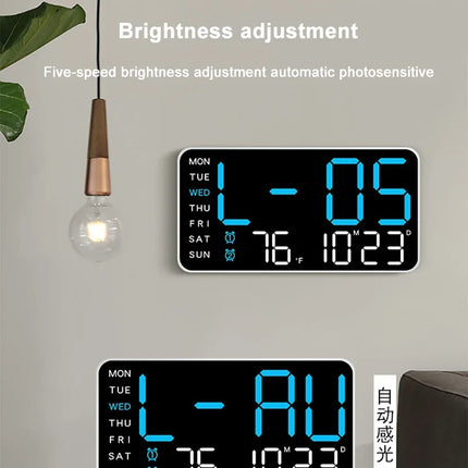 Xiaomi Youpin LED Digital Wall Clock With Date Week Home by zapcart