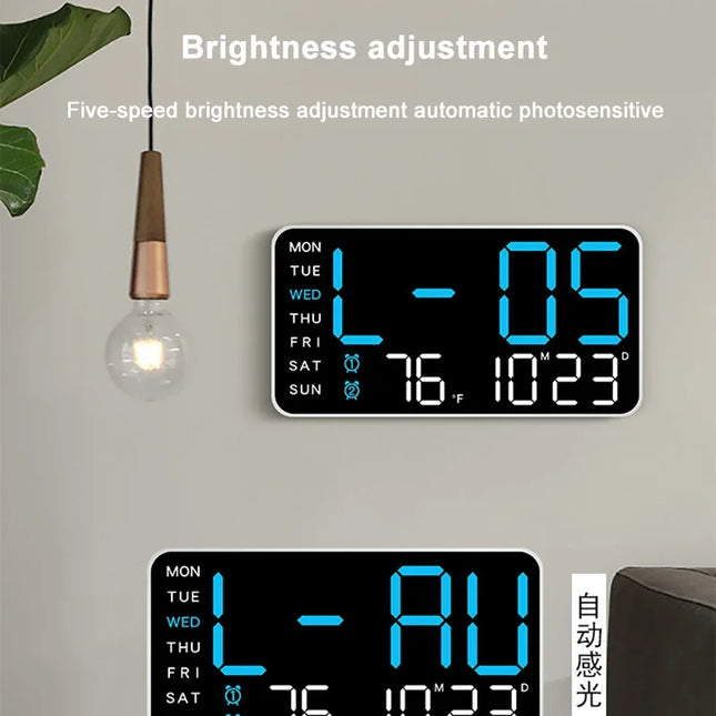 Xiaomi Youpin LED Digital Wall Clock With Date Week Home by zapcart
