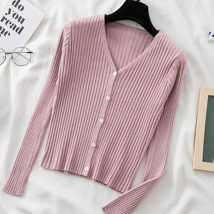 AOSSVIAO Knit Cardigan Crop Top For Women Fairycore by zapcart