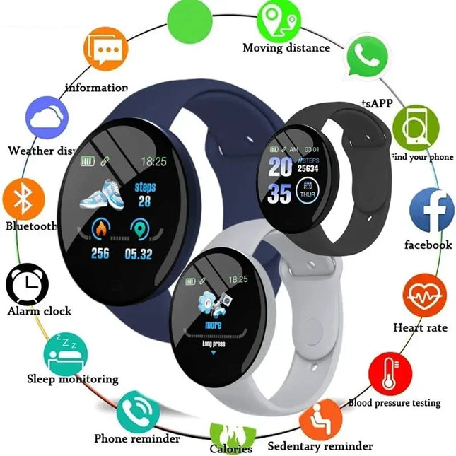 Xiaomi D18 Smartwatch Color Screen For Active Fitness by zapcart