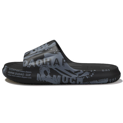 QYCKABY Mens Slippers Anti Slip Cozy Soft Indoor Slides