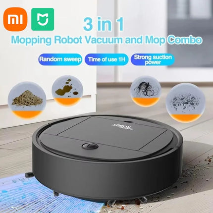 Xiaomi MIJIA 3 In 1 Smart Sweep Robot 4000Pa Suction Home by zapcart