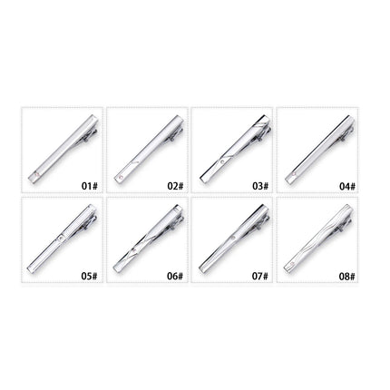 Choice 8Pc Men's Metal Tie Clip Set Box Luxury Business by zapcart