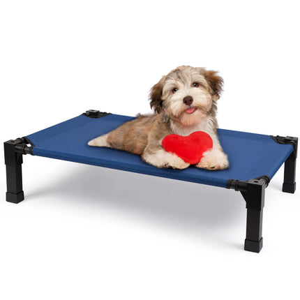 Hign Elevated Dog Bed Cooling Raised Pet Cot Breathable