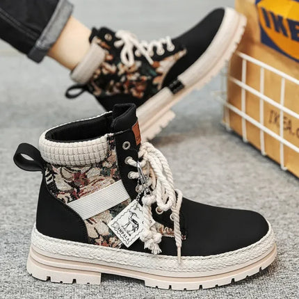 PDMCMS Mens Leather Ankle Chelsea Boots | Durable Chelsea Style