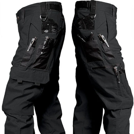 GHJQL Men Cargo Pants With Multi Pockets Durable Workwear by zapcart