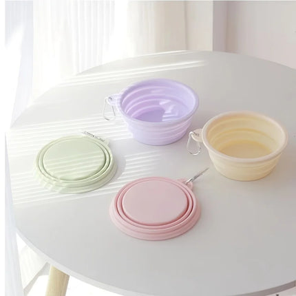 Choice Hanging Dog Travel Folding Silicone Bowl Portable by zapcart