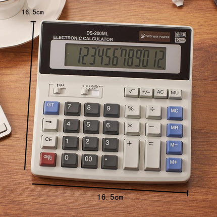 Choice Solar Calculator Dual Power 12 Digit Office School by zapcart