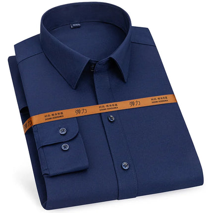 CN Zhejiang Mens Slim Fit Dress Shirt LongSleeve Breathable by zapcart