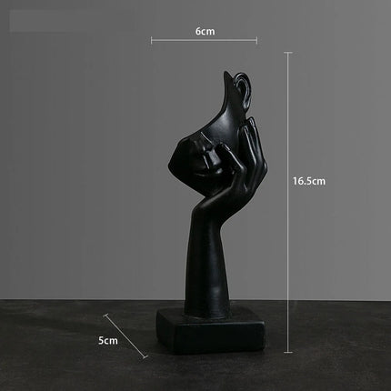 Choice Resin Abstract Mask Figurine Home Office Decor by zapcart