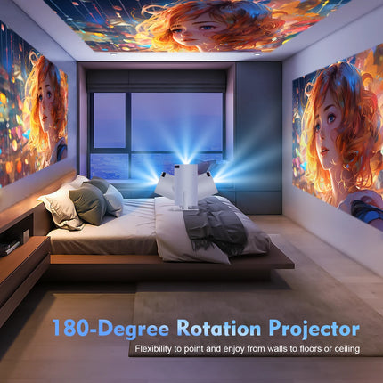 Magcubic 4K Wifi6 Projector Android 11 Home Theater Fans by zapcart