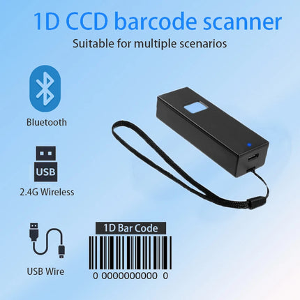 YuNew 3 In 1 Compact Wireless Barcode Scanner For Home Office by zapcart