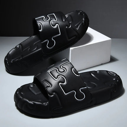 Men's Platform Slippers EVA Soft Cushioned Outdoor Summer