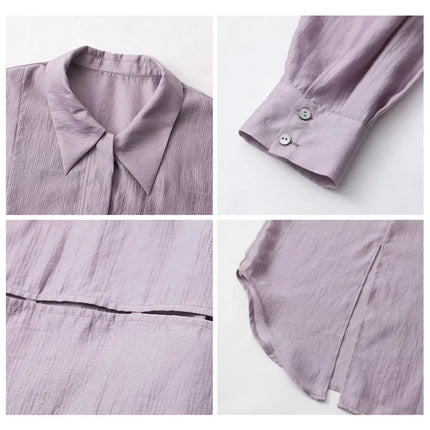 Chic Ven Women Shirts Loose Transparent Summer Tops by zapcart