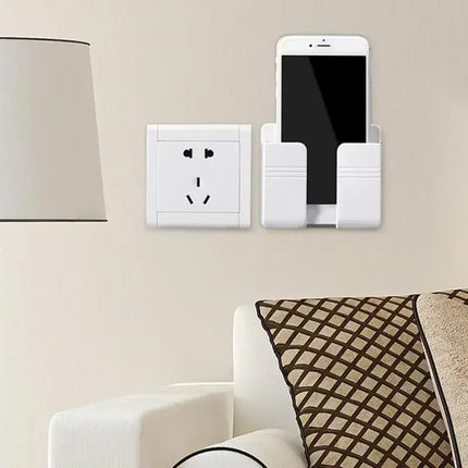 VIKEFON Wall Mounted Phone And Remote Holder Storage Box by zapcart