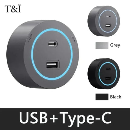 Froncs Wall Mounted Track Socket USB Power for Home Use by zapcart