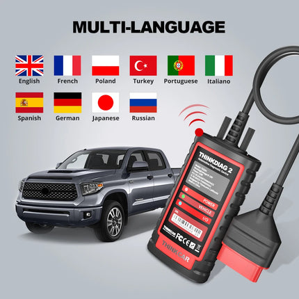Thinkcar Thinkdiag 2 OBD2 Scanner For GM Cars CAN FD by zapcart
