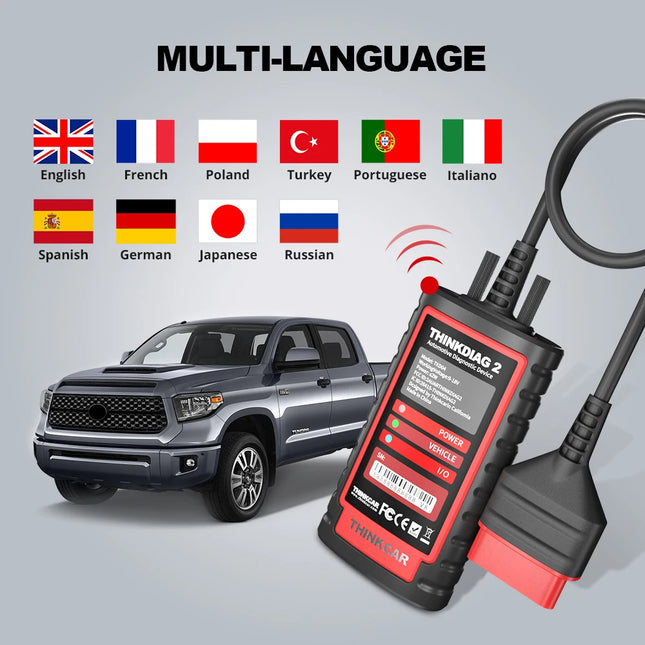 Thinkcar Thinkdiag 2 OBD2 Scanner For GM Cars CAN FD by zapcart