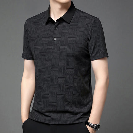 Mens Casual Printed Polo Shirt By CN Zhejiang Breathable by zapcart