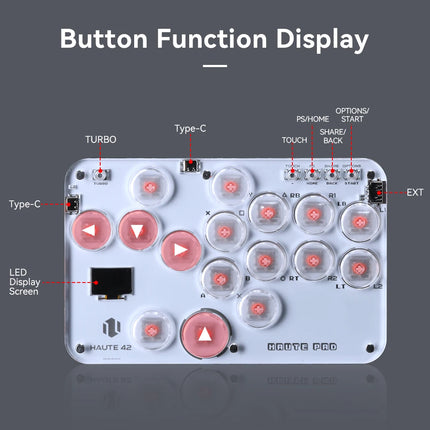 Haute42 Hitbox Arcade Controller For PS4 RGB Pro Gamers by zapcart