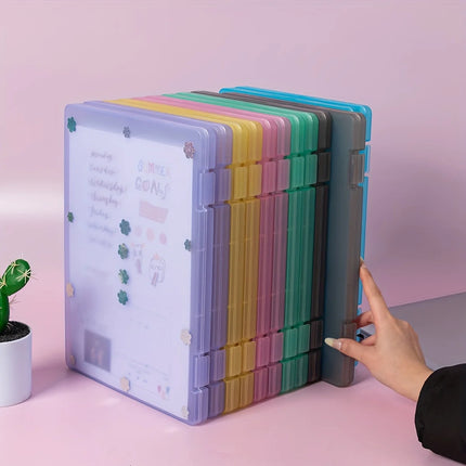 Invoice Storage Box, Office Supplies, Document Folder, Check Receipt, Household Manual, A4 File Organizer. by zapcart