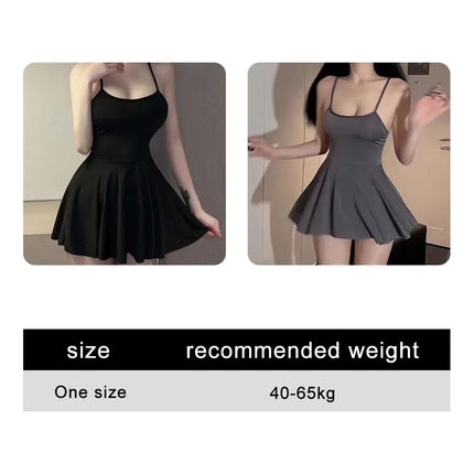 Sexy Women Pleated Micro Mini Dress Backless Club Outfit by zapcart