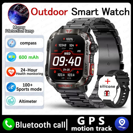 Huawei Xiaomi Military GPS Smartwatch For Men Waterproof by zapcart