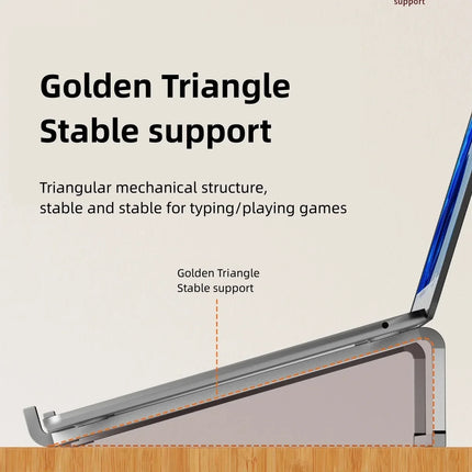 BAPPSUS Foldable Laptop Stand Adjustable For Laptop Users by zapcart
