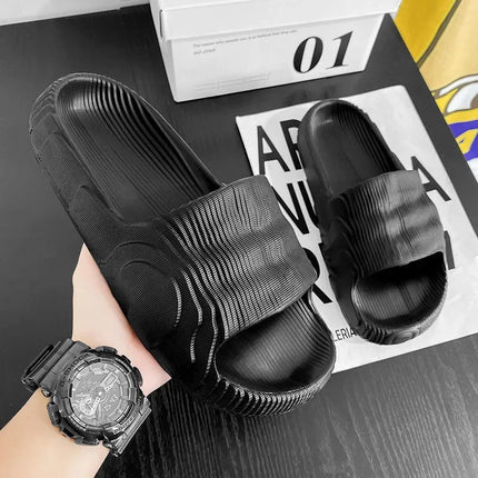 Men Anti Slip Outdoor Slippers PVC Pool Slides Summer