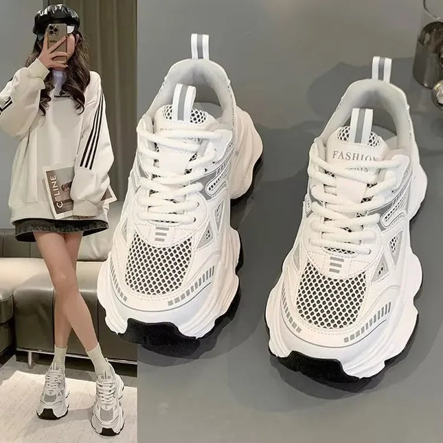 Women Platform Sneakers Thick Sole All Day Cushioned by zapcart