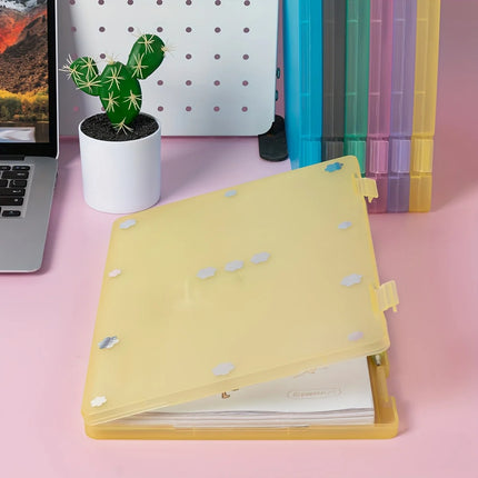 Invoice Storage Box, Office Supplies, Document Folder, Check Receipt, Household Manual, A4 File Organizer. by zapcart