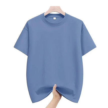 MuLSCN Men Cotton T Shirts Summer Breathable Plus Size by zapcart