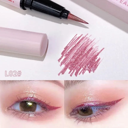 Glitter Eyeliner Pencil Long Lasting Waterproof Women by zapcart