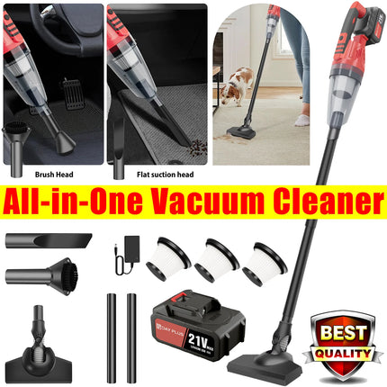 DayPlus Cordless Car Vacuum Handheld Suction Pet Hair by zapcart