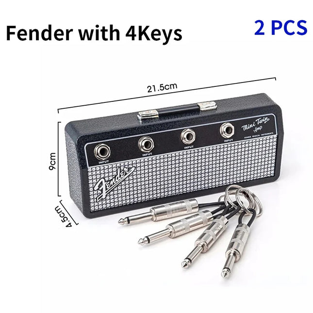Fender Guitar Key Ring Wall Mount Frame for Guitar Lovers by zapcart