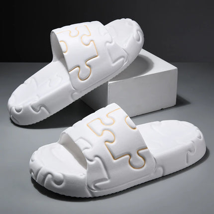 Men's Platform Slippers EVA Soft Cushioned Outdoor Summer