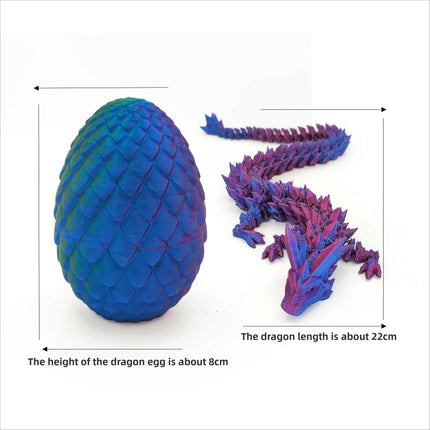 Choice 3D Dragon Egg Figurine Crystal Home Office Decor by zapcart