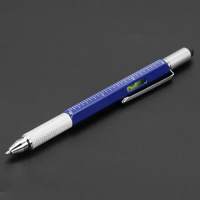 7 in1 Multifunction Ballpoint Pen With Modern Handheld Tool Measure Technical Ruler Screwdriver Touch Screen Stylus Spirit Level by zapcart