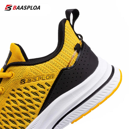 BAASPLOA Men Breathable Mesh Running Shoes Non Slip Comfort by zapcart