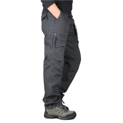 GHJQLCN Men Camouflage Cargo Pants Tactical Cotton Baggy by zapcart