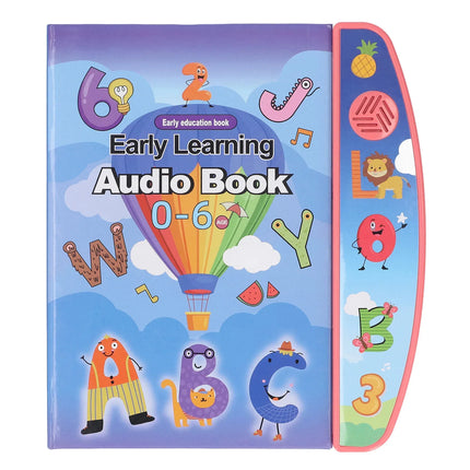 Kids Electronic Audio Book English Educational Sound Book Smart Cognitive Book Early Educational Toys Toddler Xmas Newyear Gift by zapcart