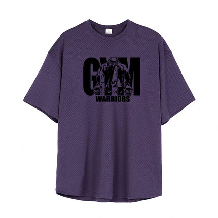 Muscleguys Mens Oversized Quick Dry Breathable Gym Tee by zapcart