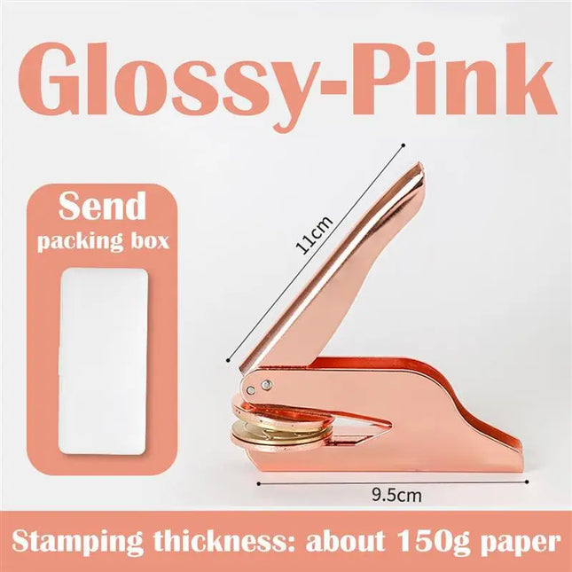 Personalized Embosser Stamp Customized DIY Wedding Envelope Party Invitation Card Private Logo Embossing Seal Customization by zapcart