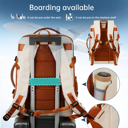 Backpack Unisex New Simple Business Computer Backpack Outdoor Large Capacity Travel Bag Student School Bag Boys by zapcart