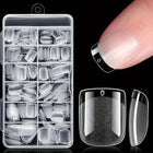 Soft Gel Fake Nails 120pcs Short Square Tips DIY For Women by zapcart